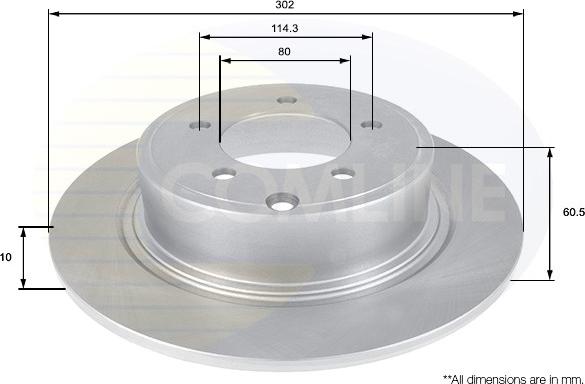 Comline ADC2321 - Kočioni disk www.molydon.hr