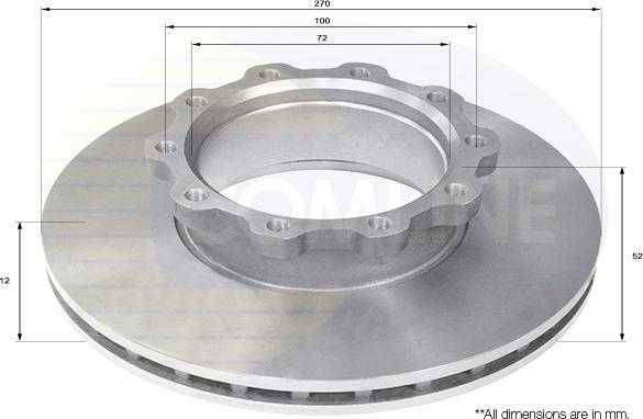 Comline ADC2328 - Kočioni disk www.molydon.hr