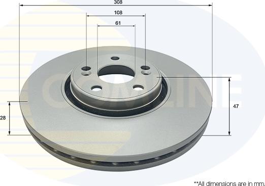 Comline ADC2704V - Kočioni disk www.molydon.hr