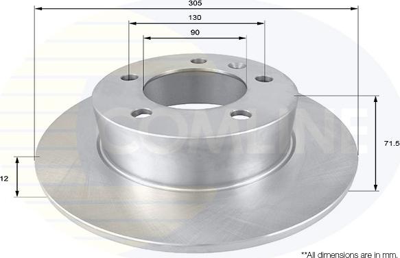 Comline ADC2700 - Kočioni disk www.molydon.hr