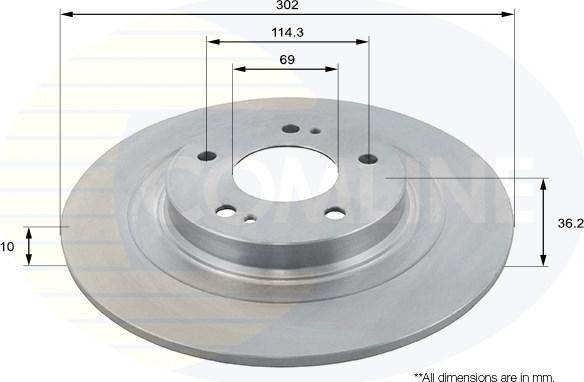 Comline ADC2732 - Kočioni disk www.molydon.hr