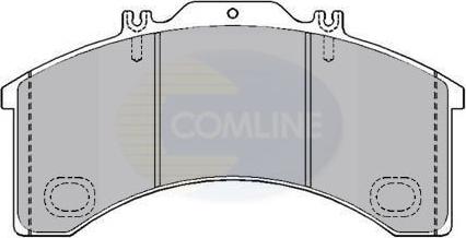 Comline CBP9017 - Komplet Pločica, disk-kočnica www.molydon.hr