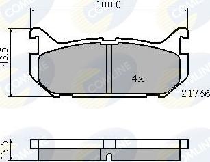 Comline CBP0327 - Komplet Pločica, disk-kočnica www.molydon.hr