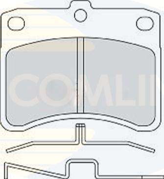 Comline CBP0770 - Komplet Pločica, disk-kočnica www.molydon.hr