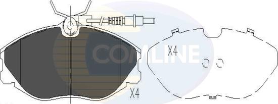 Comline CBP11129 - Komplet Pločica, disk-kočnica www.molydon.hr