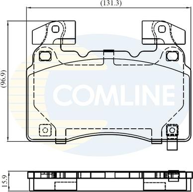 Comline CBP32372 - Komplet Pločica, disk-kočnica www.molydon.hr