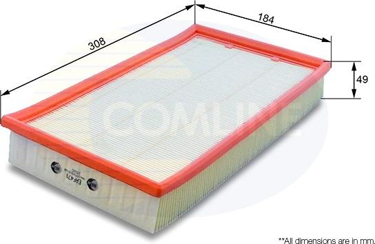 Comline EAF479 - Filter za zrak www.molydon.hr