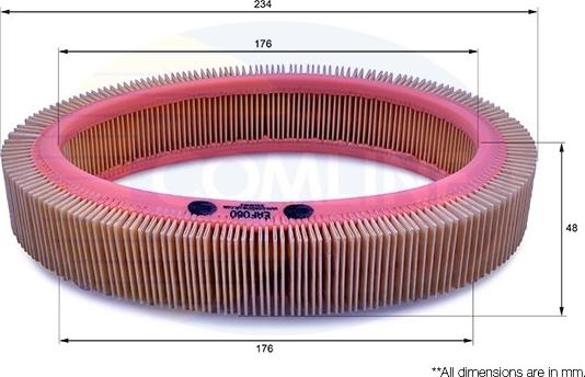 Comline EAF060 - Filter za zrak www.molydon.hr