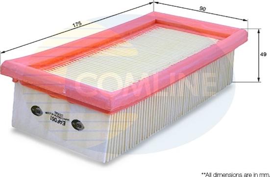 Comline EAF061 - Filter za zrak www.molydon.hr