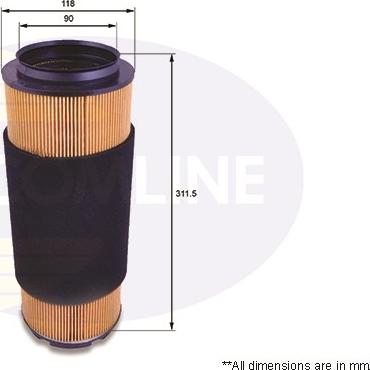 Comline EAF839 - Filter za zrak www.molydon.hr