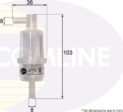 Comline EFF043 - Filter za gorivo www.molydon.hr