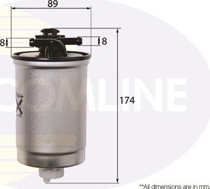 Comline EFF089 - Filter za gorivo www.molydon.hr