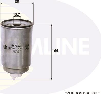 Comline EFF022 - Filter za gorivo www.molydon.hr