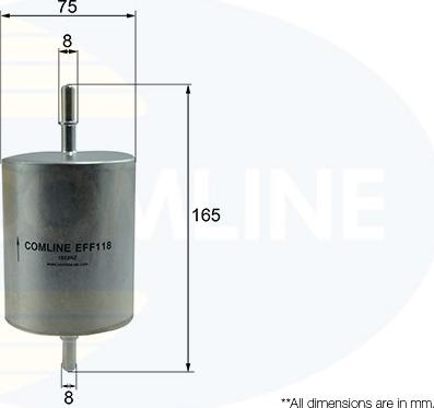 Comline EFF118 - Filter za gorivo www.molydon.hr