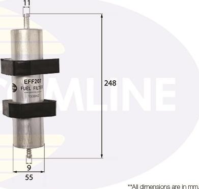 Comline EFF207 - Filter za gorivo www.molydon.hr