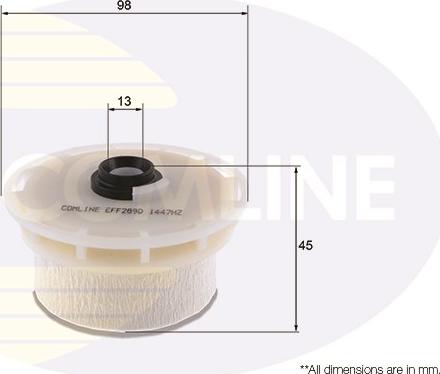 Comline EFF289D - Filter za gorivo www.molydon.hr