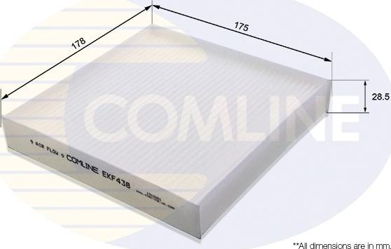 Comline EKF438 - Filter kabine www.molydon.hr