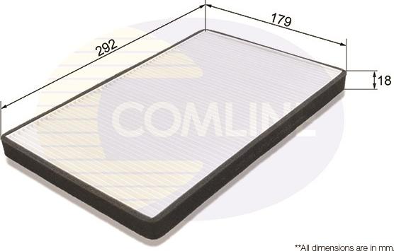 Comline EKF165 - Filter kabine www.molydon.hr