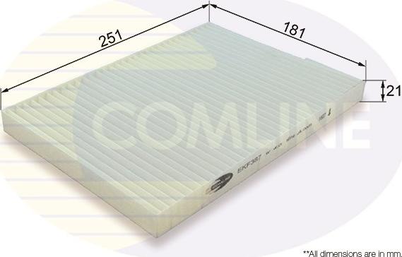 Comline EKF387 - Filter kabine www.molydon.hr