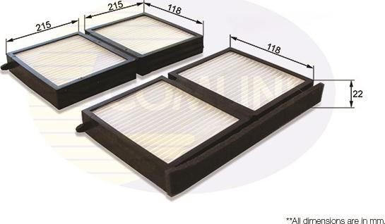 Comline EKF258 - Filter kabine www.molydon.hr