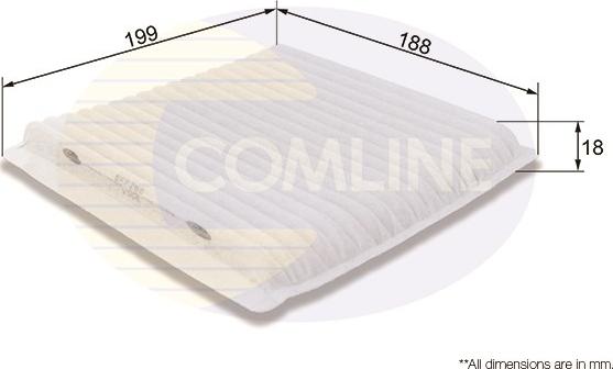 Comline EKF266 - Filter kabine www.molydon.hr