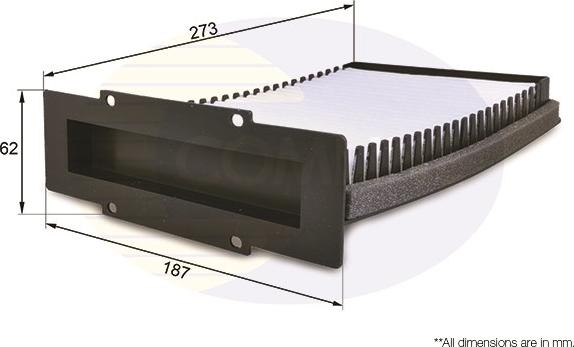 Comline EKF283 - Filter kabine www.molydon.hr