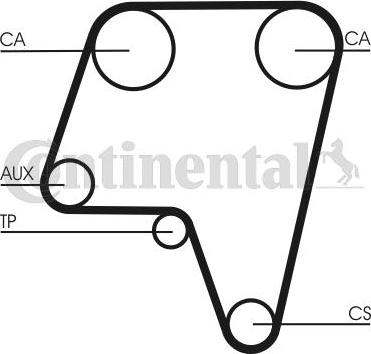 Contitech CT819 - Zupčasti remen  www.molydon.hr