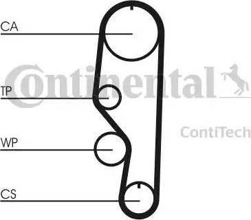 Continental CT557 - Zupčasti remen  www.molydon.hr