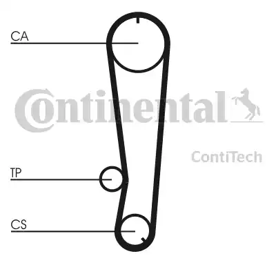 Continental CT655 - Zupčasti remen  www.molydon.hr