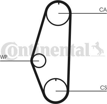 CONTITECH CT629WP1 - Vodena pumpa sa kompletom zupčastog remena www.molydon.hr