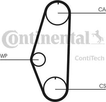 Continental CT629WP1 - Vodena pumpa sa kompletom zupčastog remena www.molydon.hr