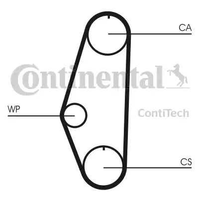 Continental CT629 - Zupčasti remen  www.molydon.hr