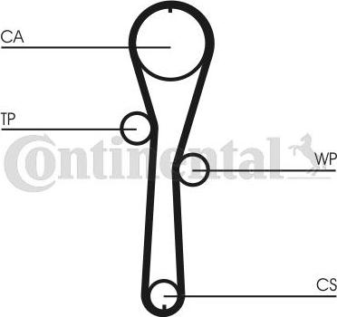 CONTITECH CT1045WP1 - Vodena pumpa sa kompletom zupčastog remena www.molydon.hr