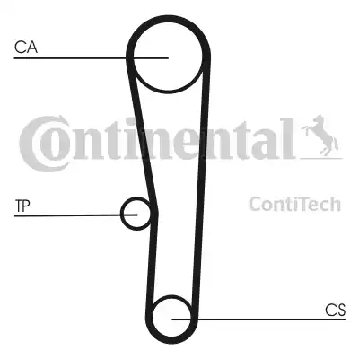 Continental CT1062 - Zupčasti remen  www.molydon.hr