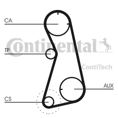 Continental CT872 - Zupčasti remen  www.molydon.hr