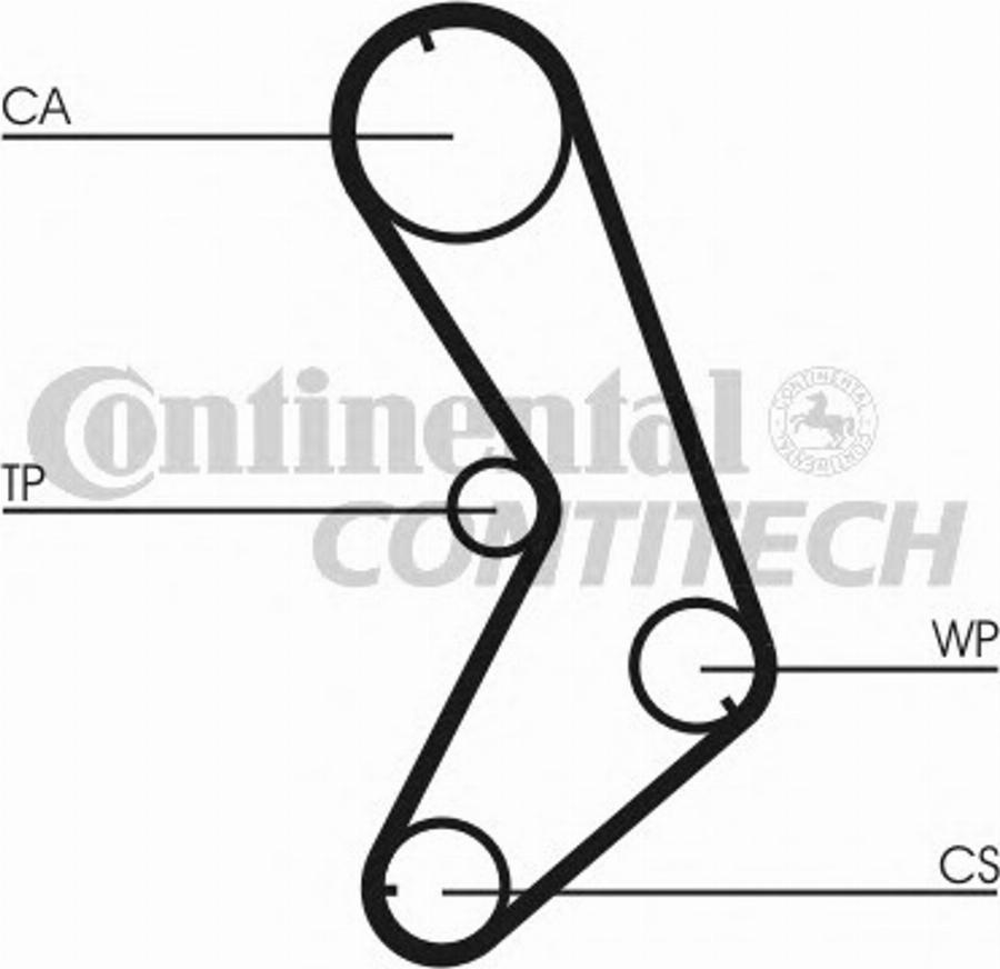 Contitech CT741 - Zupčasti remen  www.molydon.hr