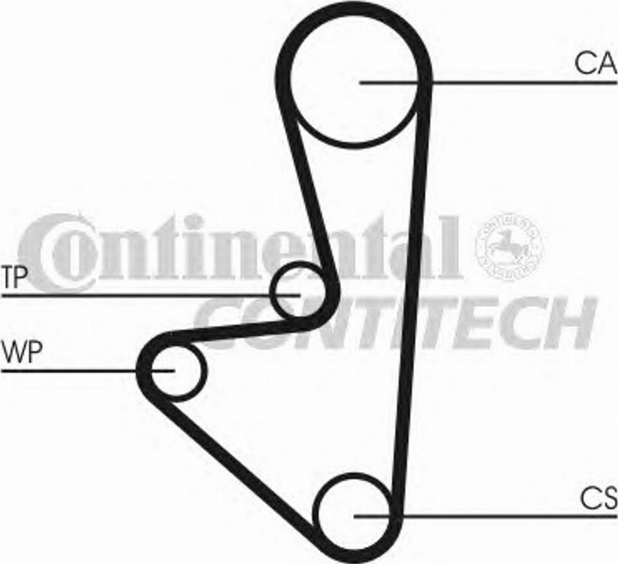 Contitech CT718WP2 - Komplet zupčastog remena www.molydon.hr