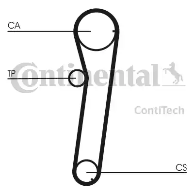 Continental CT740 - Zupčasti remen  www.molydon.hr