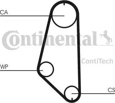 Continental CT720 - Vodeći valjak , zupčasti remen  www.molydon.hr