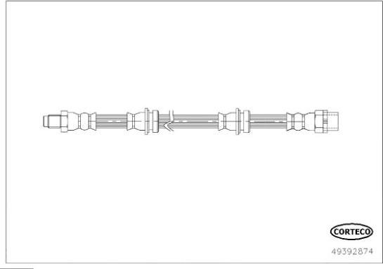 Corteco 49392874 - Kočiono crijevo, lajtung www.molydon.hr
