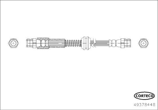 Corteco 49378448 - Kočiono crijevo, lajtung www.molydon.hr