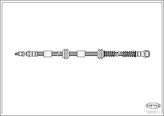 Corteco 19035111 - Kočiono crijevo, lajtung www.molydon.hr