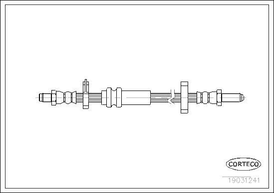 Corteco 19031241 - Kočiono crijevo, lajtung www.molydon.hr