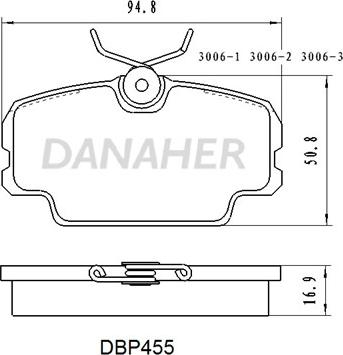 BOSCH 0 986 TB2 173 - Komplet Pločica, disk-kočnica www.molydon.hr