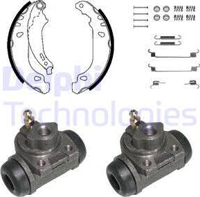 Delphi 950 - Komplet kočnica, bubanj kočnice www.molydon.hr