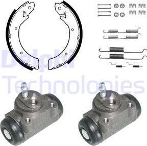 Delphi 909 - Komplet kočnica, bubanj kočnice www.molydon.hr