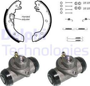 Delphi KP980 - Komplet kočnica, bubanj kočnice www.molydon.hr