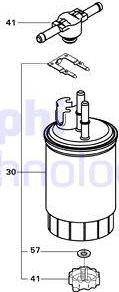 Delphi 6260950 - Filter za gorivo www.molydon.hr