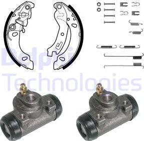 Delphi KP1090 - Komplet kočnica, bubanj kočnice www.molydon.hr