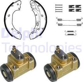 Delphi KP1080 - Komplet kočnica, bubanj kočnice www.molydon.hr
